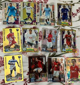 match attax from various years