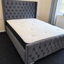 Brand New Double & King Size Bed Frame With Mattress Opt Image 3