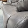 New 3+2+1 Grey Or Black Leather Recliner Sofa Sets Image 7
