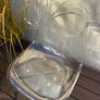 Pair of Modern Transparent Acrylic Dining Chairs Image 3