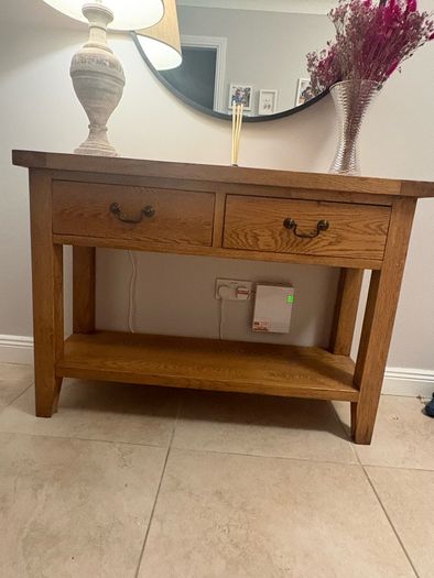 Oak Hall Table