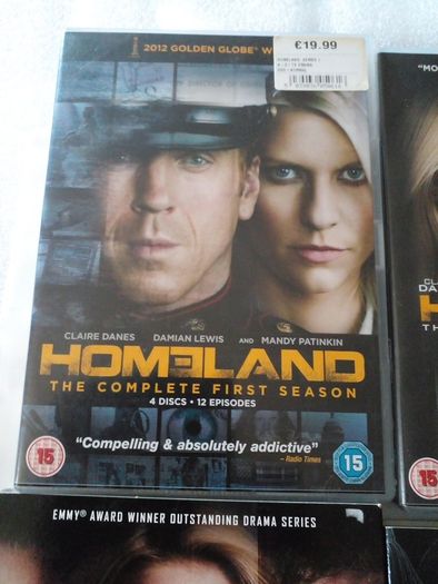 HOMELAND - first, second, third & fourth set