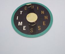 Guinness : Time - Green - Beer Mat/Coaster