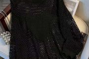 Brand new Black crochet jumper size UK 16/18 EU 44/46 Postage included