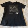 Boys black North Face top Tee T Shirt junior large l Image 3