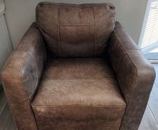 Brown Leather Armchair