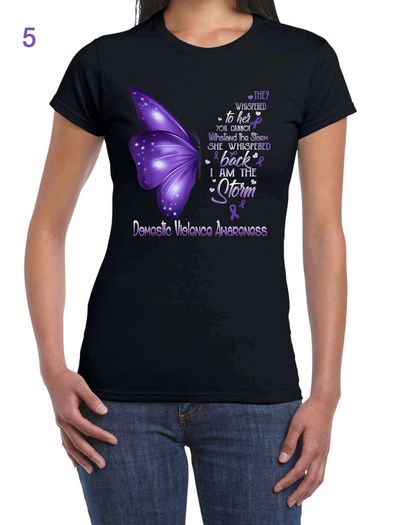 Domestic Violence Awareness T-Shirt Woman