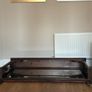 Mirror mantel - dark brown wood Image 6