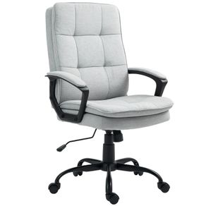 Office Chair, Desk Chair, Rocking Function, Height Adjustable, up to 120 kg, Gray