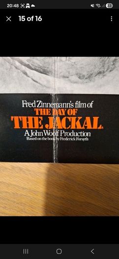 1973 The Day Of The Jackal Press Kit Material