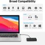 RSHTECH USB 3.0 Switch, 2 In 5 Output USB 3.0 Sharing Switcher Image 4