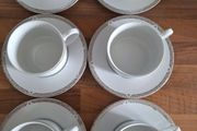 Royal Doulton Platinum Set of 6 Cups &amp; Saucers