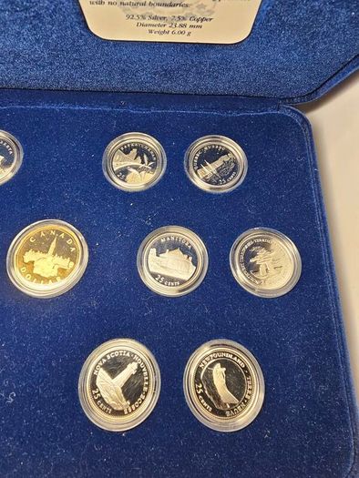 Canada 1992 Silver Proof 25 Cents 125th Anniversary of Confederation in Original Holder with COAs
