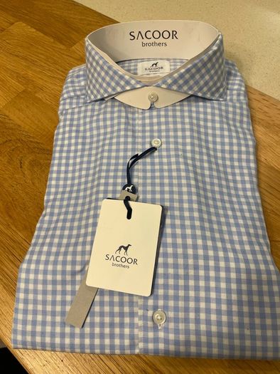 Mens shirt Sacoor Brothers brand new - size 15 | slim fit