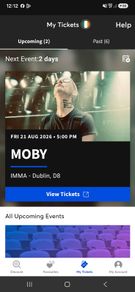 Moby tickets x2