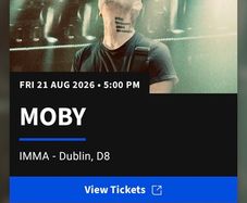 Moby tickets x2