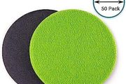 GLASS POLISH 13403 GP-PRO100 Silicon Carbide Sanding Disc with Hook and Loop | P320 Abrasive Disc | 115 mm | Pack of 50