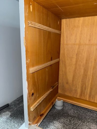 Solid Wood 3 Drawer Bedside Locker