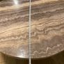 marble round dining table. And chairs Image 6
