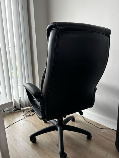 Office Chair - Jysk Tjele Black Faux Leather
