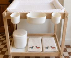 IKEA Sniglar Baby Changing Table + Mat & Accessories