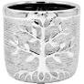 Silver Art Tree of Life Plant Pot Image 6
