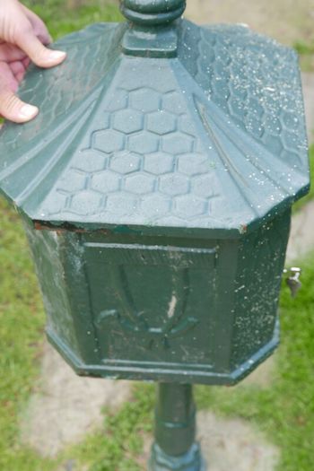 Cast Iron Freestanding Pole Post Box
