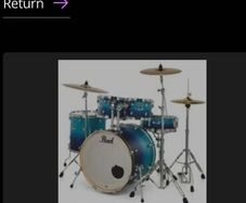 Drums - Pearl Export Exl725br Azure Daybr.