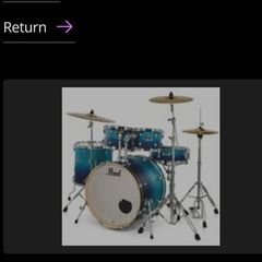 Drums - Pearl Export Exl725br Azure Daybr.