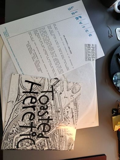 RARE Toasted Heretic-The Smug E.P. 12 inch vinyl