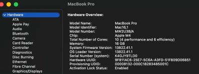 Macbook pro M4 2024