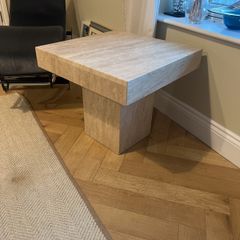 Travertine table