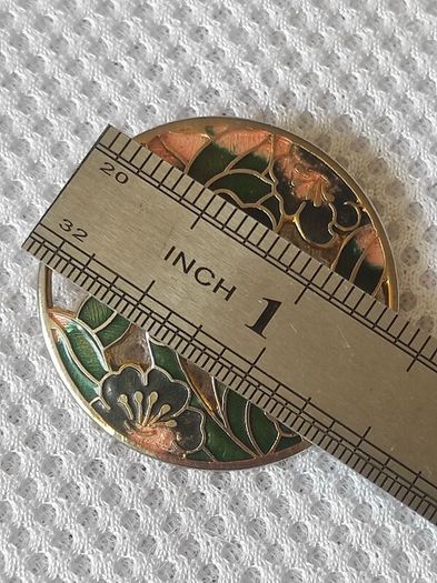 Cloisonne brooch