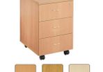 NEW 3 Drawer Mobile Under Desk Pedestal.