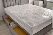 double bed and mattress
