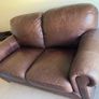 Italian "Natuzzi" 3 Seater Natural Leather Couch Image 2