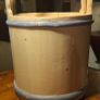 Antique Painted Wooden Bucket Image 2