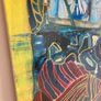 Original Abstract Painting Impression of KlimtS Ladyb with Fan - Irish Figurative Art Eclectic Art Image 5