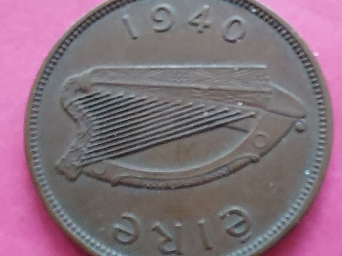 Ireland 1940 one penny  Extremely Fine condition