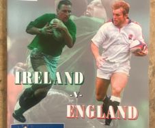 Very Rare 1997 Ireland v England - Five Nations Championship Programme