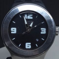 Vintage Swatch Irony Swiss Watch Black Dial