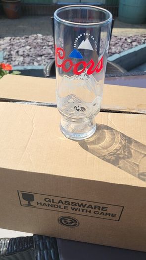 coors lite pint glasses x24