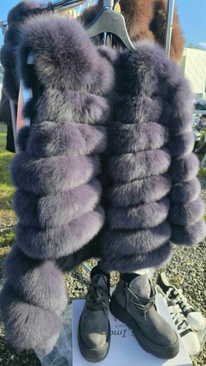 natural fur coat