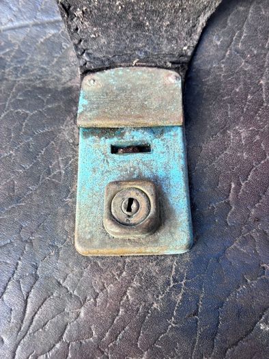 Vintage leather briefcase
