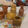 Fabulous Vintage and Iconic Celtic Atlantis Open Sugar Bowl in the Golden Yellow Glaze Image 6