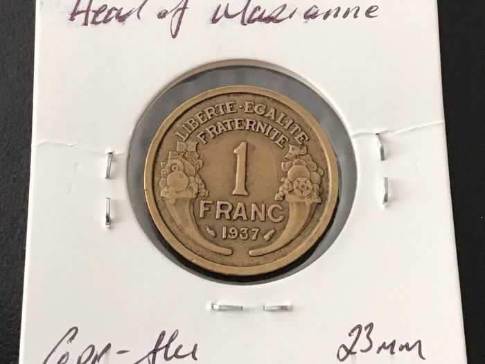 France 1937 One Franc