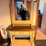 Farmhouse Style Hall Table with Mirror Image 10