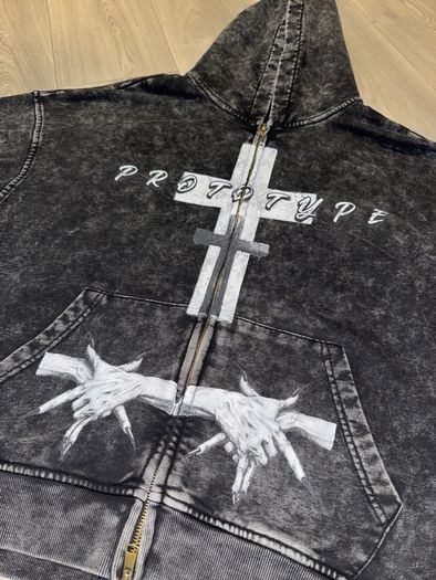 Designer zip-hoodie