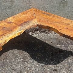 Rustic Floating Corner Shelf / Display