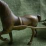 Vintage Large Brass Horse And Hackney Carriage Image 3